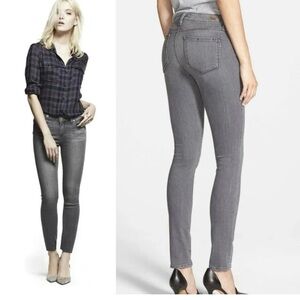 PAIGE Women's Charcoal Skinny Jeans